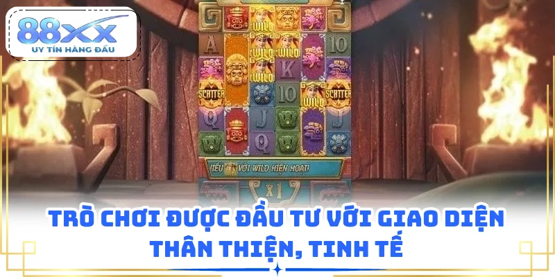 Trò chơi được đầu tư với giao diện thân thiện, tinh tế